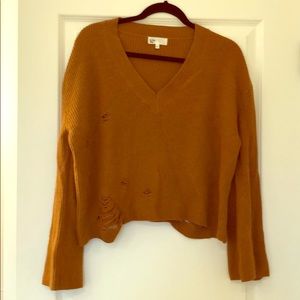 By the way distressed sweater